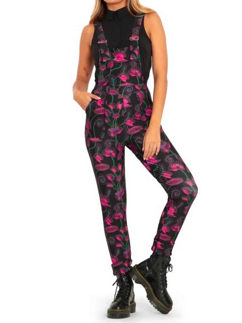 Blackmilk Limited Edition Eat Flies Overalls size M - Picture 2 of 11